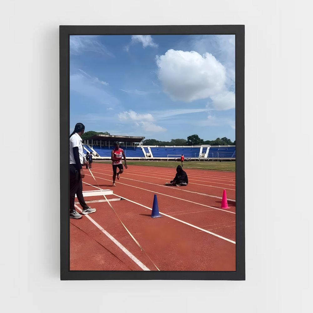 Poster Le Saut de Légende – affiche Athlétisme (vue 2)